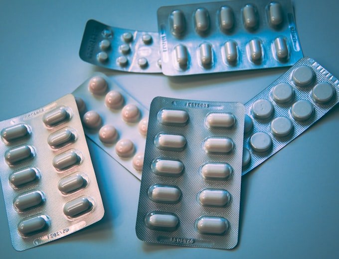 Verschiedene Tabletten-Blisterpackungen